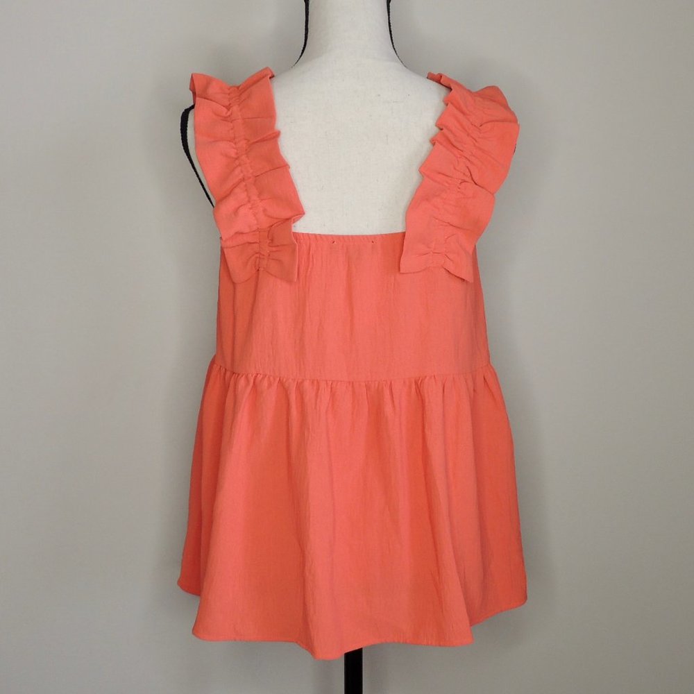 ODDI Ruffle Strap Tank - Picture 5 of 7